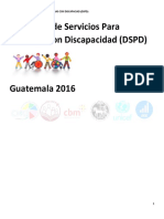 Directorio de Servicios para Personas Con Discapacidad Guatemala 2016