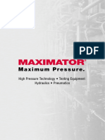 Maximum Pressure.: High Pressure Technology - Testing Equipment Hydraulics - Pneumatics