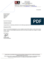 Distinction Letter PDF