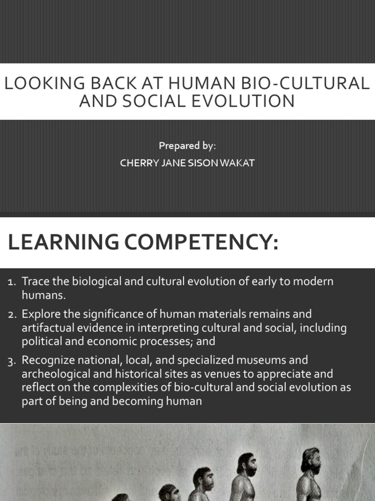 Human Bio-Cultural Evolution Overview | PDF | Sociocultural Evolution ...