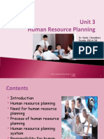 Unit 3 Human Resource Planning