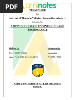 Aminotes - NTCC Project IOT Vehicles