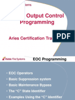 Event Output Control Programming: Aries Certification Training