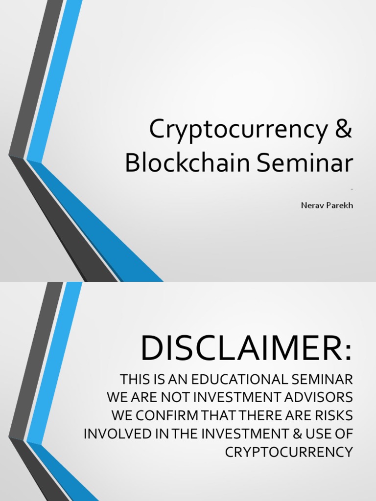 Understanding Cryptocurrency & Blockchain | PDF | Fiat Money | Bitcoin
