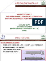 Lecture 9 by MR Akhilesh Gupta On PSC I-Girder Worked Example PDF