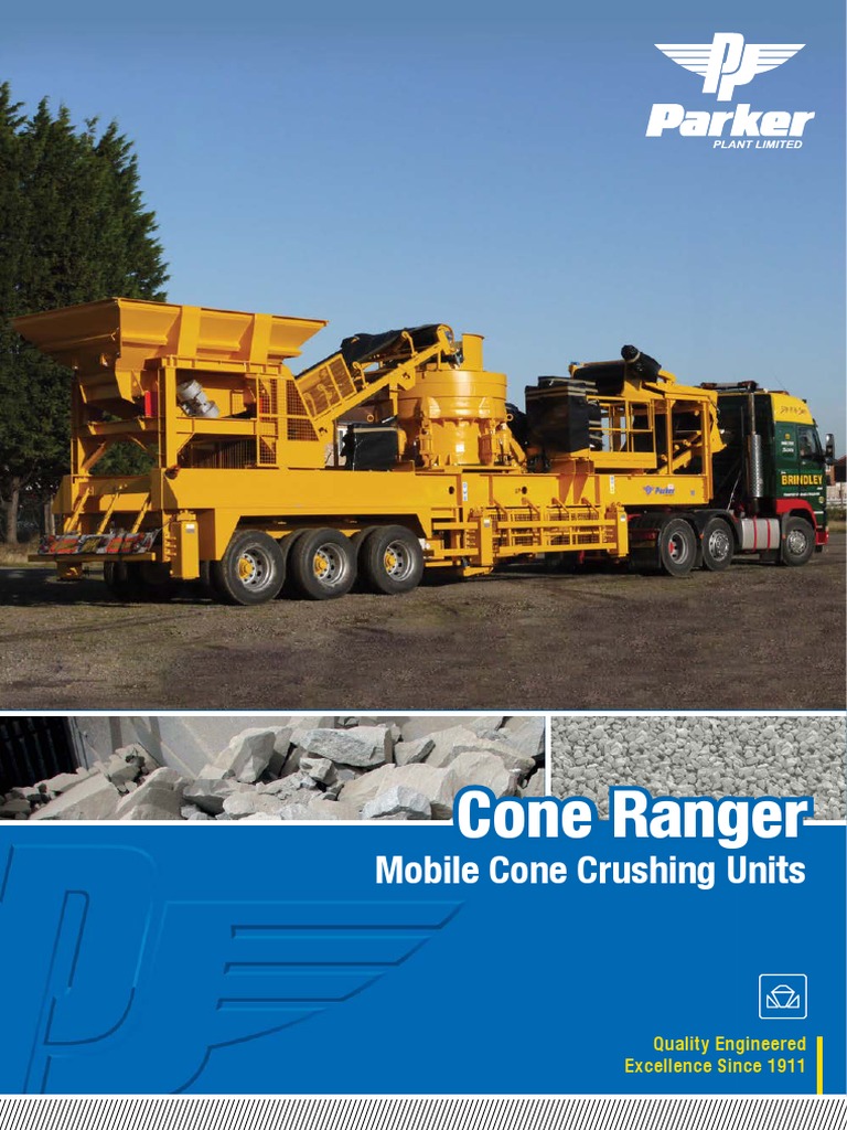 Cone Ranger: Mobile Cone Crushing Units | PDF | Manufactured Goods ...