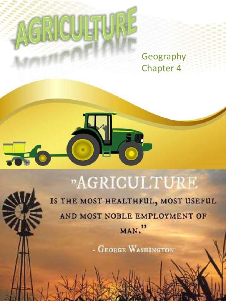Agriculture Geography 160112142549 PDF Cereals Agriculture