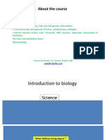 Introduction to Biology Course