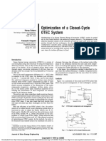 Optimization of A Closed-Cycle OTEC System: Haruo Uehara