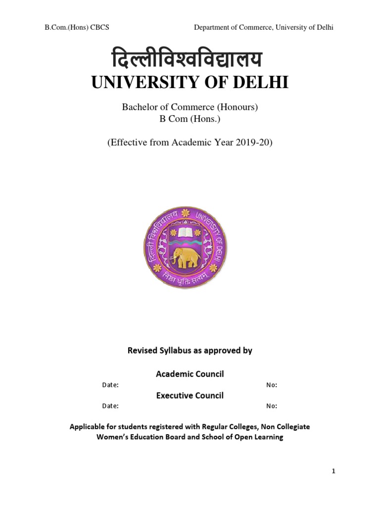 Annexure92. Hons) SYLLABUS PDF PDF Tax Human