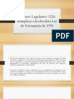 Decreto Legislativo 1236 Reemplaza a La Obsoleta Ley