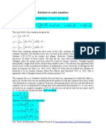 VeryVVVVIII-Solution To Cubic Equation PDF