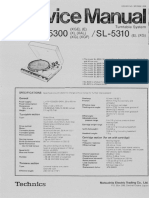 Technics SL 5300 5310 Service Manual