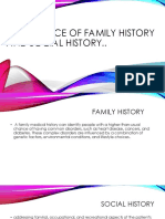 Importance of Family History and Social History