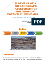 Development of A Mining Landscape and Assessment of Its Soil Erosion Potential Using Gis