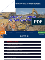 PT. LEIGHTON CONTRACTORS INDONESIA Operator Training Manual