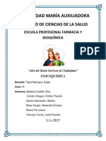 Informe de Densidad