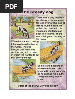 The Greedy Dog | Pdf