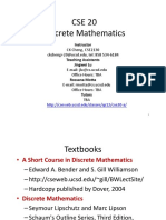 CSE 20 Discrete Mathematics