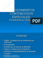 Procedimiento por intimación: requisitos y trámite