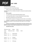 Autocad Notes