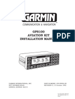 GPS100 Aviation Kit Installation Manual: Communication & Navigation