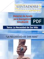 DAR MÁS PARA ASCENDER