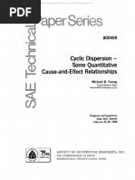 Cyclic Dispersion - Some Quantitative Cause-and-Effect Relationships