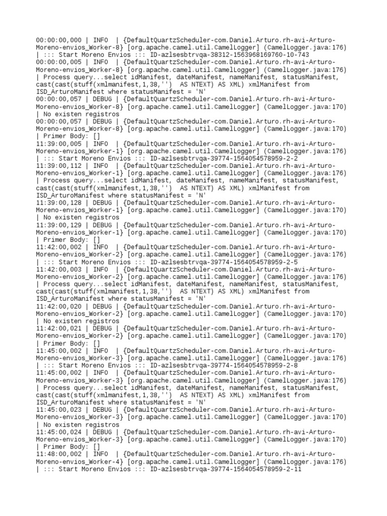 Moreno Envios Log Analysis | PDF | Computing And Information Technology