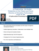 Unified Engineering - An Analyst Perspective On The Present and Future Direction of Simulation Technologies 20oct2016