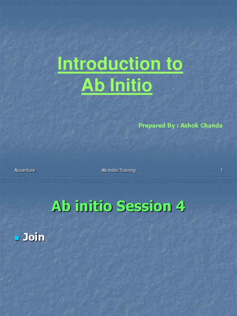 Ab Initio Join Component Overview | PDF | Parameter (Computer ...