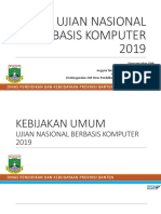 Paparan Kebijakan UNBK 2019 Prov Banten