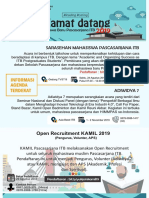 Pamplet PMB Pasca ITB