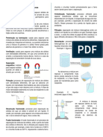 Resumo - Separação de Misturas