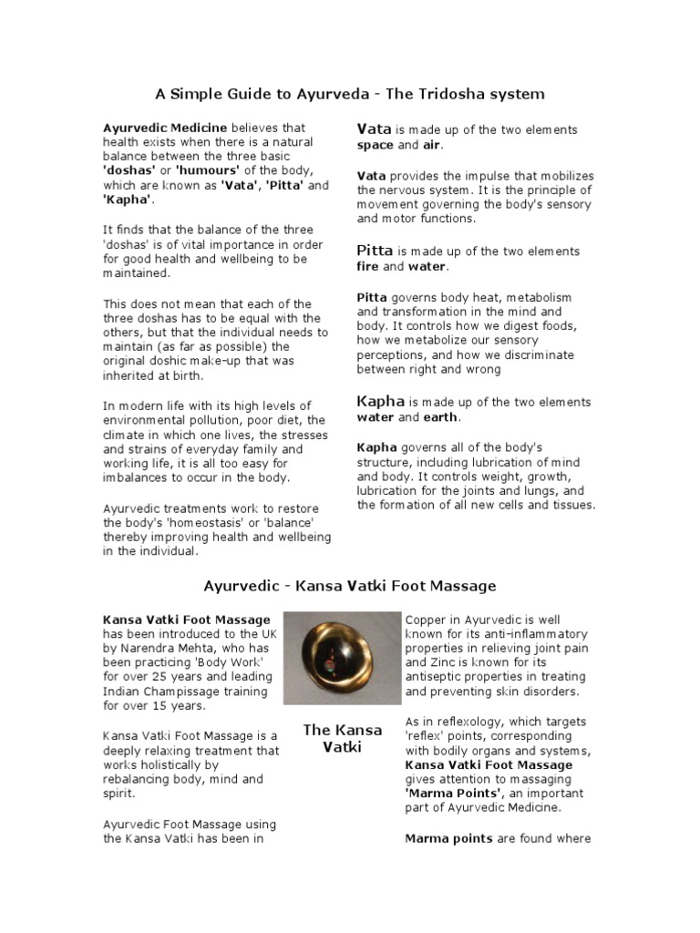 An Introduction to Ayurveda and the Holistic Benefits of Kansa Vatki