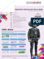 Calendario Escolar Edomex 2019-2020