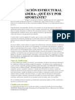 Clasificación Estructural de La Madera