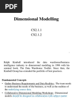 Dimensional Modelling: CS2.1.1 CS2.1.2