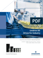 Unidrive M Overview Brochure PDF