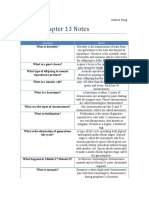 AP Bio Chapter 13 Notes