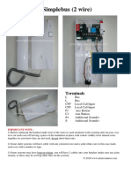 Comelit 2608 Simplebus Intercom Handset Data Sheet