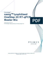 Oasig Lyophilised Onestep QPCR Handbook