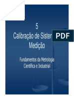 Calibração de Sistema de Medição