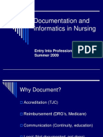 Documentationand Nursing Informatics