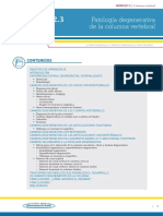 Patologia Degenerativa de La Columna