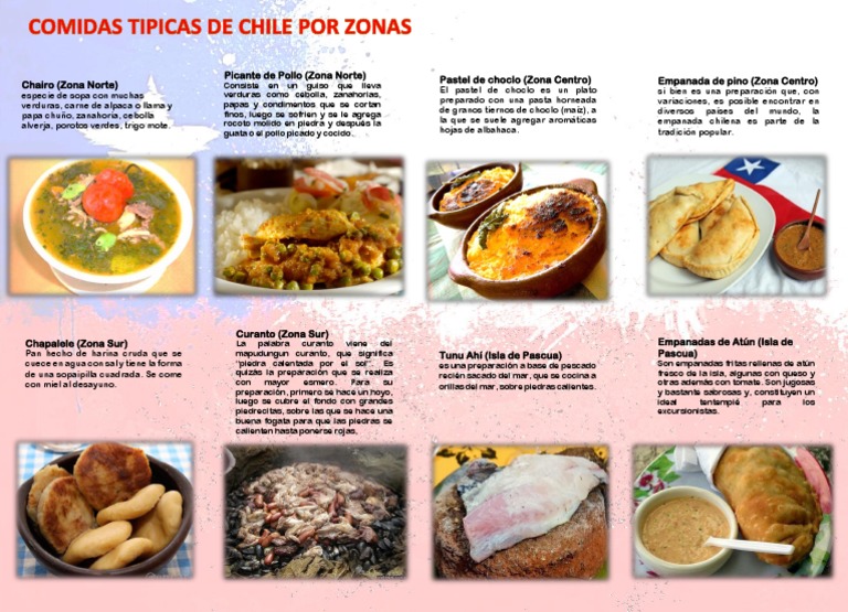 Comidas Típicas de Chile: Norte y Sur | PDF | Maíz | Cocina europea