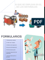 Formularios para Control de Materiales - Costos