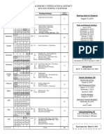 Healdsburg Unified School District 2019-2020 School Year Calendar