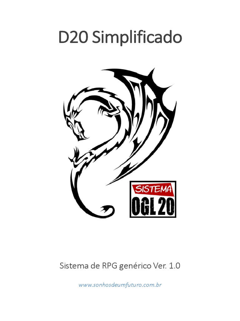 d20 Simplificado Ver 01 PDF | PDF | Jogos de RPG | Science