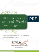 10 Principles of Ideal Weight Loss Programs